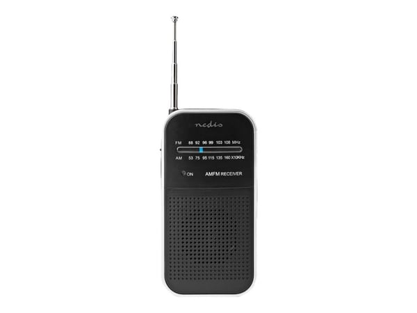 Nedis RDFM1110SI, Bärbar, Analog, AM, FM, 87,5 - 108 MHz, 530-1600 kHz, 0,5 W