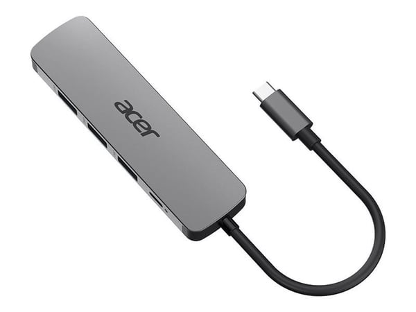 Acer 5-in-1 Type-C Dongle - Dokkingstasjon - USB-C - HDMI - for Chromebook Plus Spin 514; Chromebook Tab 311; TravelMate P2 14; P2 16; X4 14 AI