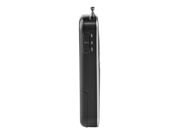Nedis RDFM1110SI - Personlig radio - 0.5 watt - svart, sølv