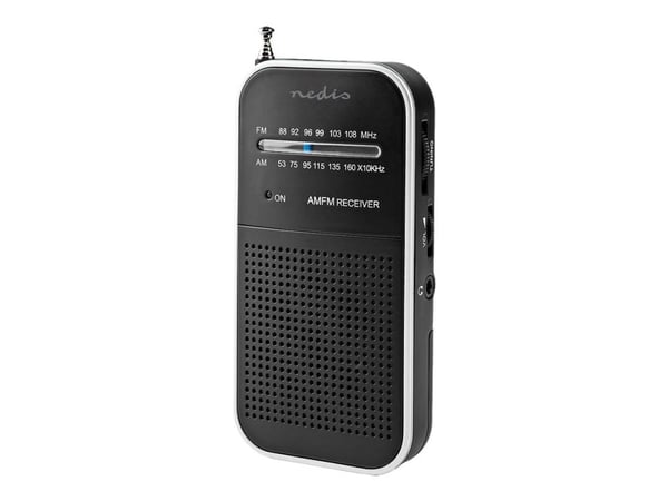Nedis RDFM1110SI, Bärbar, Analog, AM, FM, 87,5 - 108 MHz, 530-1600 kHz, 0,5 W