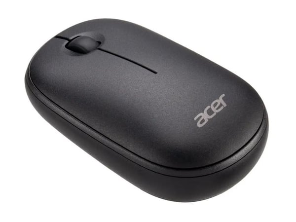 Acer Wireless Bubble Mouse - AMR100 Black (Retail pack), Molempikätinen, Optinen, Langaton RF, 1600 DPI, musta