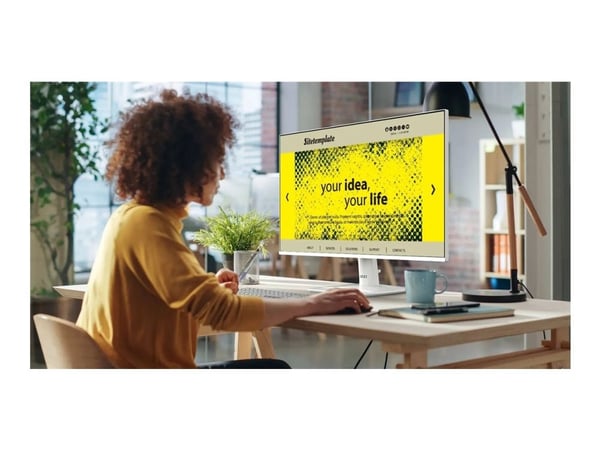 MSI PRO MP275W E2 - LED-skjerm - 27" - 1920 x 1080 Full HD (1080p) @ 120 Hz - IPS - 300 cd/m² - 1500:1 - 1 ms - HDMI, VGA, DisplayPort - høyttalere