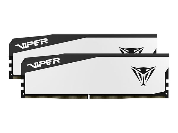 Patriot Viper Elite 5 series - DDR5 - sats - 32 GB: 2 x 16 GB - DIMM 288-pin - 6400 MT/s / PC5-51200 - CL32 - 1.4 V - ej buffrad - on-die ECC - vit...
