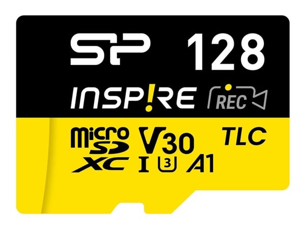 SILICON POWER Inspire - Flashminnekort - 256 GB - A2 / Video Class V30 / UHS-I U3 / Class10 - microSDXC UHS-I U3 - med C200 Card Reader
