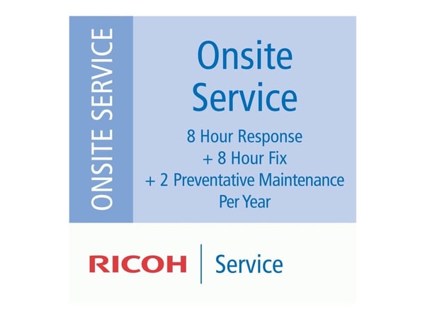 Ricoh 1 Year Gold Service Renewal (Mid-Vol Production), 1 vuosi/vuosia