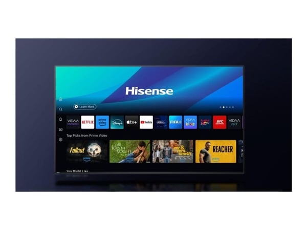 Hisense 58A6Q - 58" Diagonalklasse A6Q Series LED-bakgrunnsbelyst LCD TV - Smart TV - VIDAA - 4K UHD (2160p) 3840 x 2160 - HDR - Direct LED - svart