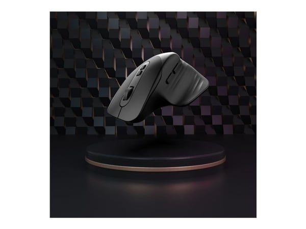 INCA IWM-553S - Mus - optisk - 7 knappar - trådlös - Bluetooth 5.1, 2.4 GHz - trådlös USB-mottagare - hängande låda