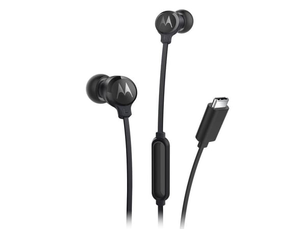 Motorola EARBUDS3CS, Koblet med ledninger (ikke trådløs), Samtaler/musikk, Hodesett, Sort