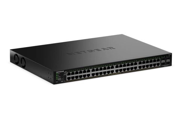 NETGEAR GS348TPv2 - Switch - 2+/L3 Lite - smart - 48 x 10/100/1000 (PoE+) + 4 x SFP - stasjonær, rackmonterbar - PoE+ (380 W)