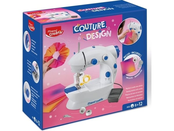 Maped ompelukone COUTURE DESIGN, sis. lisävarusteet Materiaali hiussolmion tekemiseen, - 1 kpl (907402)