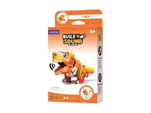 Anek puslespill 3D med mål bygg og lytt – tyrannosaurus rex