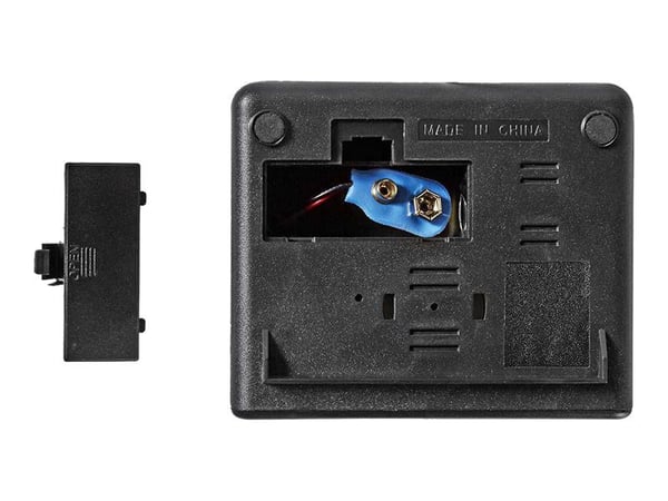 Nedis - Alarmklokke - elektronisk - skrivebord - svart