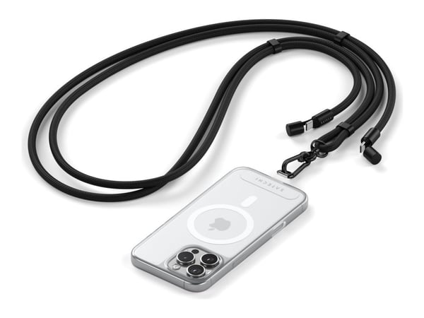 Satechi OntheGo Crossbody Lanyard Cable - Black