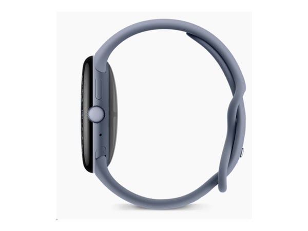 Google Pixel Watch 4 - 45 mm - satin moonstone aluminum - smartklokke med aktivt bånd - fluorelastomer med myk berøringsoverflate - moonstone - bån...