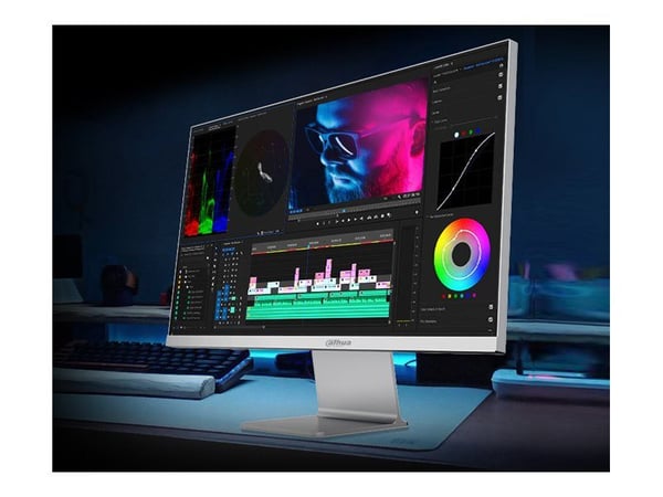 Dahua DHI-LM27-P501 - LED-skjerm - 27" - 5120 x 2880 5K @ 60 Hz - IPS - 400 cd/m² - 2000:1 - HDR10 - 5 ms - HDMI, DisplayPort, USB-C