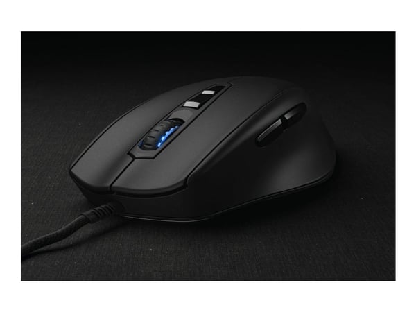 Mionix NAOS PRO - Mus - ergonomisk - høyrehendt - optisk - 7 knapper - kablet - USB - boks