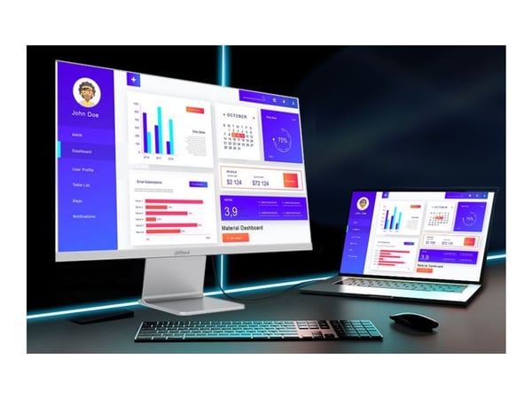 Dahua DHI-LM27-P501 - LED-skjerm - 27" - 5120 x 2880 5K @ 60 Hz - IPS - 400 cd/m² - 2000:1 - HDR10 - 5 ms - HDMI, DisplayPort, USB-C