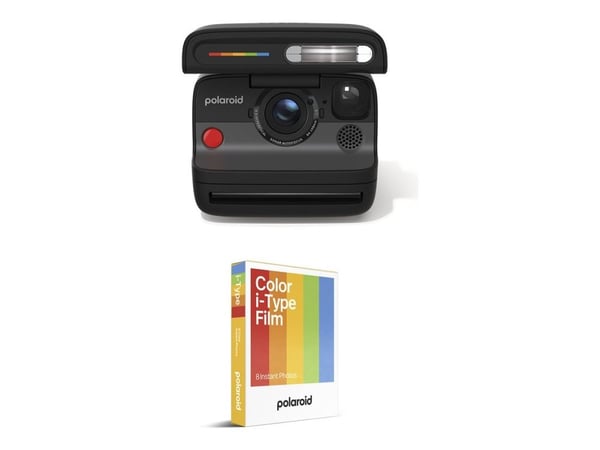 Polaroid Flip - Starter Set - Øyeblikkskamera - linse: 94 mm - 106.99 mm - 600-type / i-Type svart Polaroid Flip - Starter Set - Øyeblikkskamera - linse: 94 mm - 106.99 mm - 600-type / i-Type svart