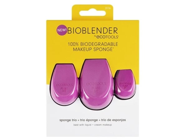EcoTools, Bioblender, meikkisieni, x3 kpl, violetti