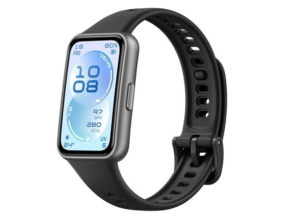 Huawei Band 11 - Polymer - aktivitetssporer med stropp - fluorelastomer - svart - håndleddstørrelse: 130-210 mm - display 1.62" - Bluetooth 6.0 BLE...