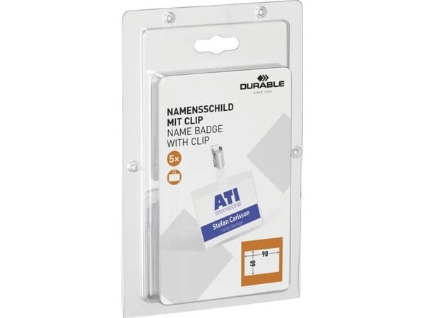 Durable 811219, Transparent, 25 styck