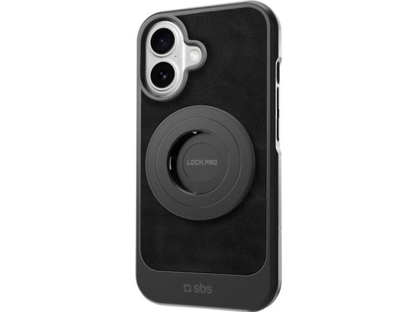SBS LockPro, Etui, Apple, iPhone 16, 15,5 cm (6.1"), Svart