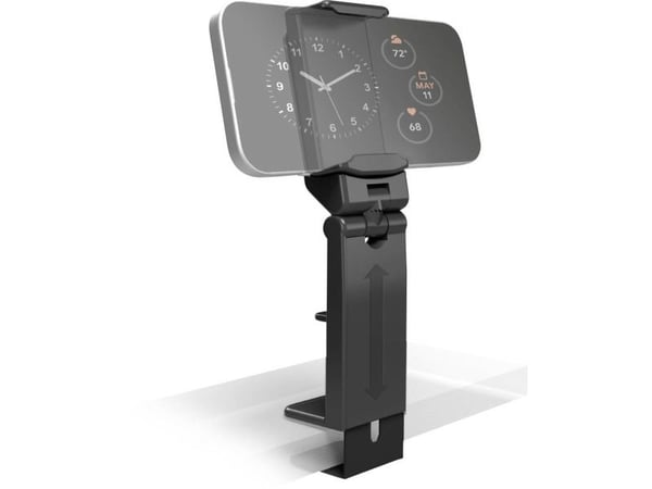 SBS TESUPPTRAVE, Mobiltelefon/smarttelefon, Passiv holder, Innendørs, Sort