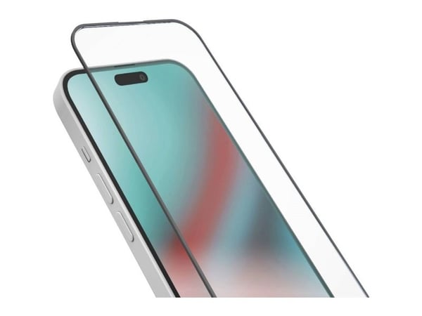 SBS TESCRFCIP1661, Apple, iPhone 16/15, Slagbestandig, Ripebestandig, Svart, Gjennomsiktig, 1 stykker
