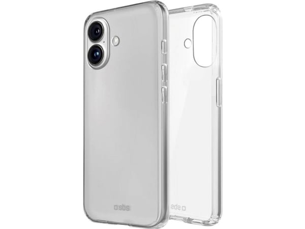 SBS TESKINIP1667T, Etui, Apple, iPhone 16 Plus, 17 cm (6.7"), Gjennomsiktig