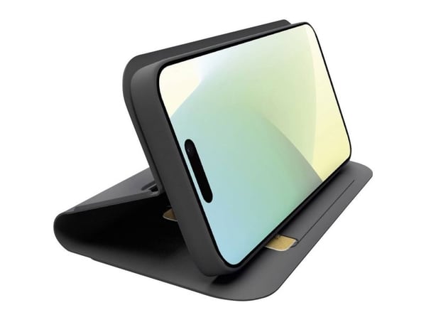 SBS lommebokstativ iPhone 16 svart