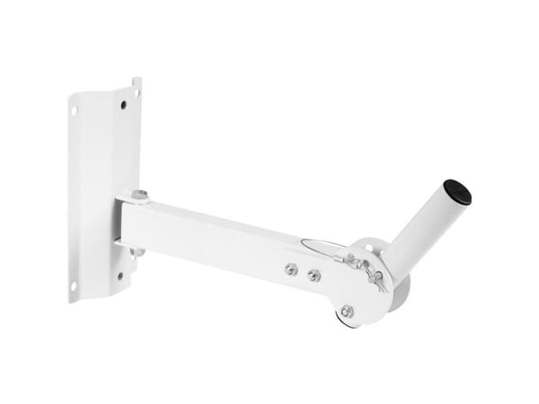 Omnitronic WH-1 høyttaler-veggfeste loftsholder, vippbar, bevegelig hvit (1 stk)