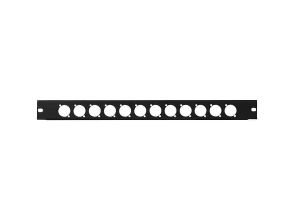 Frontpanel Omnitronic Z-19 12 x XLR (D-type) 1 U