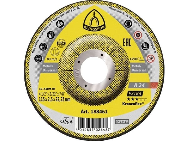 Trennscheiben Klingspor Stahl ø 115 x 2,5 x 22 mm