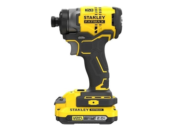 Stanley SFMCF820D2K, Iskuruuvain, Pistoolikahva, 1/4", Musta, Keltainen, 2900 RPM, 1300 RPM