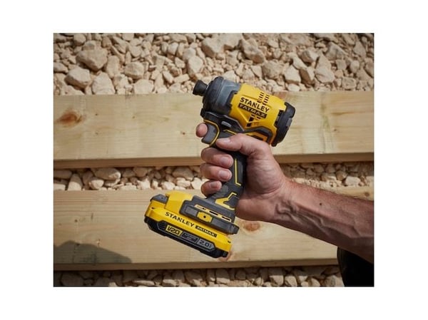 Stanley SFMCF820D2K, Iskuruuvain, Pistoolikahva, 1/4", Musta, Keltainen, 2900 RPM, 1300 RPM