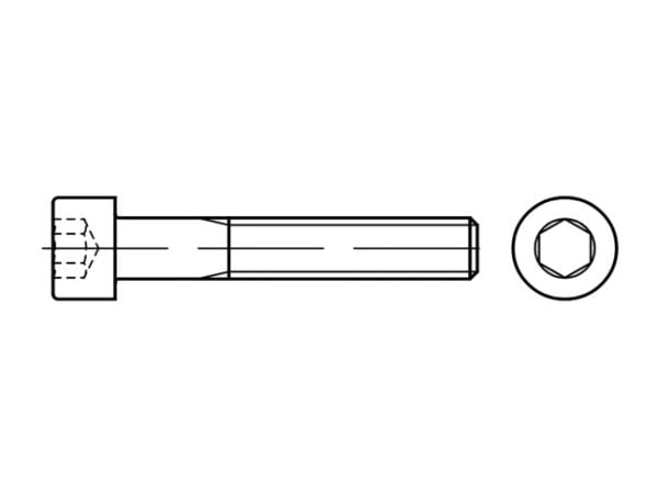 Toolcraft TO-5425365, Bolt, Metal, Universel, Socket cap, Generel nytteværdi, M4