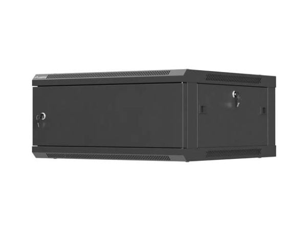 19" 4U 600X600 SVART METALLDØR LANBERG INSTALLASJONSSTATIV (FLAT PAKKE)