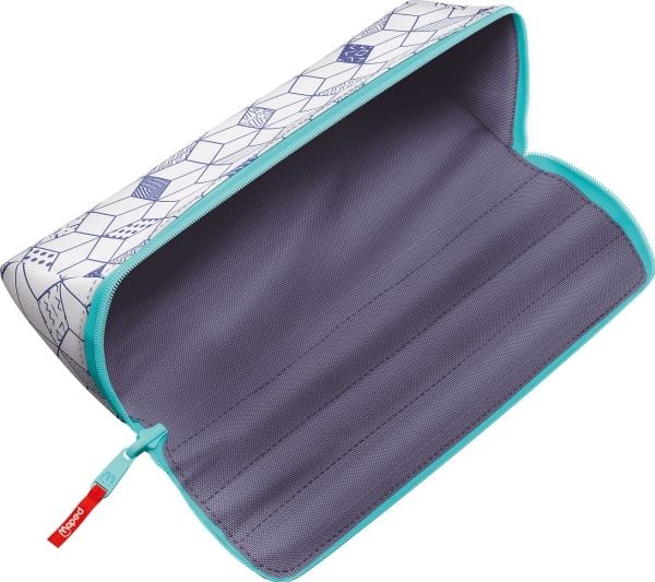 Maped 931901, Mykt penal, Polyester, Lilac, Monokromatisk, 300 D, Glidelås