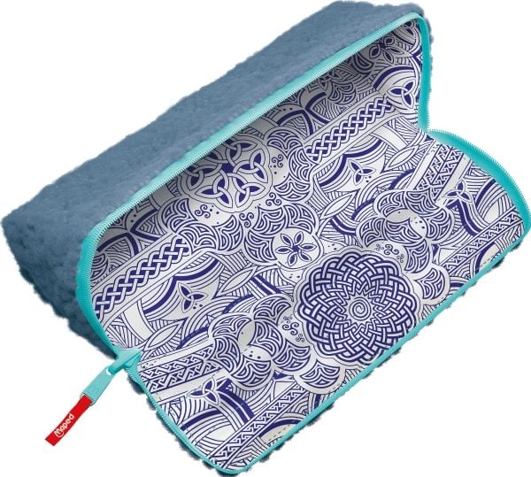 Maped 931905, Mykt penal, Polyester, Blå, Monokromatisk, 300 D, Glidelås