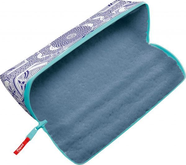 Maped 931905, Mykt penal, Polyester, Blå, Monokromatisk, 300 D, Glidelås