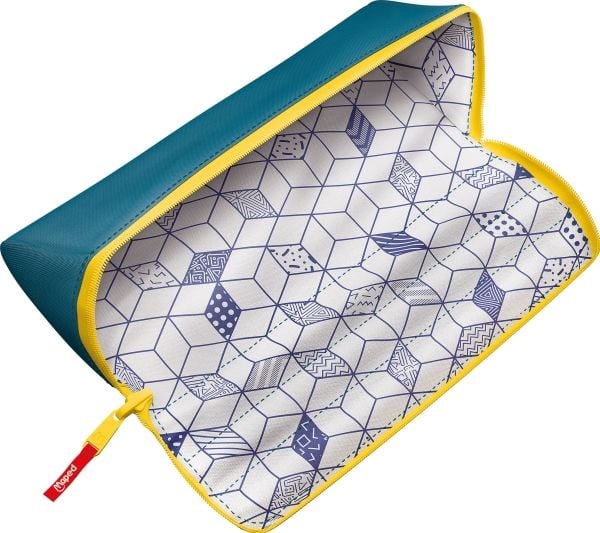 Maped 931902, Mykt penal, Polyester, Blå, Monokromatisk, 300 D, Glidelås