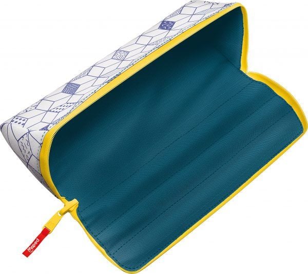 Maped 931902, Mykt penal, Polyester, Blå, Monokromatisk, 300 D, Glidelås