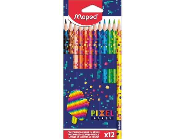 Pikselikynät 12 kpl MAPED