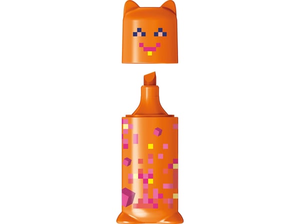 Maped 743602, 4 stykker, Gult, Rosa, Oransje, Grønn, Meisel tupp, 1 mm, 5 mm