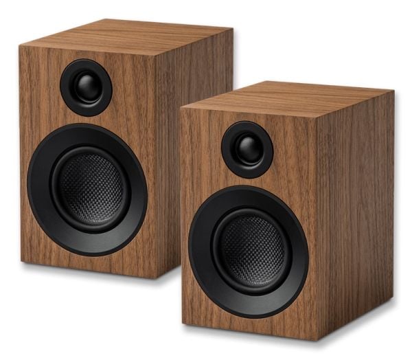 Pro-Ject Speaker Box 3 E Carbon, 2-veis, 2.0 kanaler, Koblet med ledninger (ikke trådløs), 100 W, 83 - 20000 Hz, Valnøtt