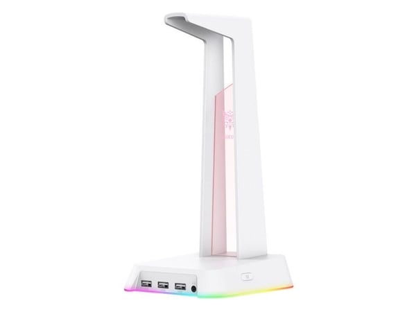 Onikuma headsetstativ med RGB-belysning ST2 hvit