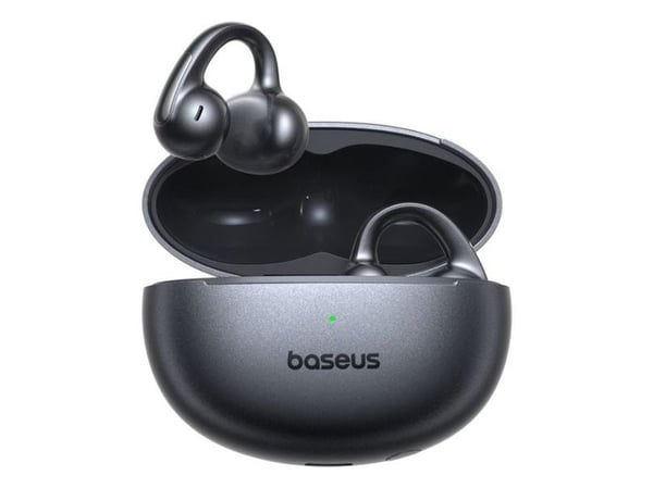 Baseus Bowie MC1 Pro Open-Ear TWS, True Wireless Stereo (TWS), 20 - 40000 Hz, Samtaler/musikk, 52 g, Hodesett, Svart