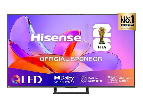 Hisense A7Q 65A7Q, 165,1 cm (65"), 3840 x 2160 pikseliä, LED, Älytelevisio, Wi-Fi, musta