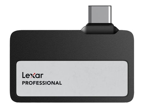 Lexar Professional Go - SSD - 2 TB - ekstern (bærbar) - USB 3.2 Gen 2 (USB-C kontakt) - svart - for Lexar ARMOR 700; SL500
