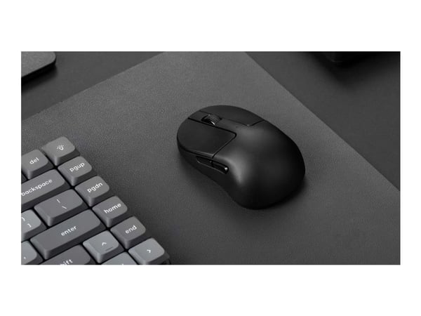 Keychron M4, Oikeakätinen, Optinen, RF Wireless + Bluetooth + USB Type-C, 30000 DPI, musta